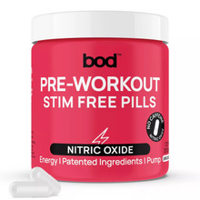 BOD Pre-Workout Pills with Natural Green Tea, Electrolytes, L-Theanine, Beet Root, Supports Energy, Endurance, Workout Performance with No Jitters or Crash, Vegan Pre-Workout for Women & Men, 120Pills