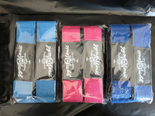 GYMnTONIC (Official) Lifting Straps in Navy Blue, HOT Pink or Baby Blue